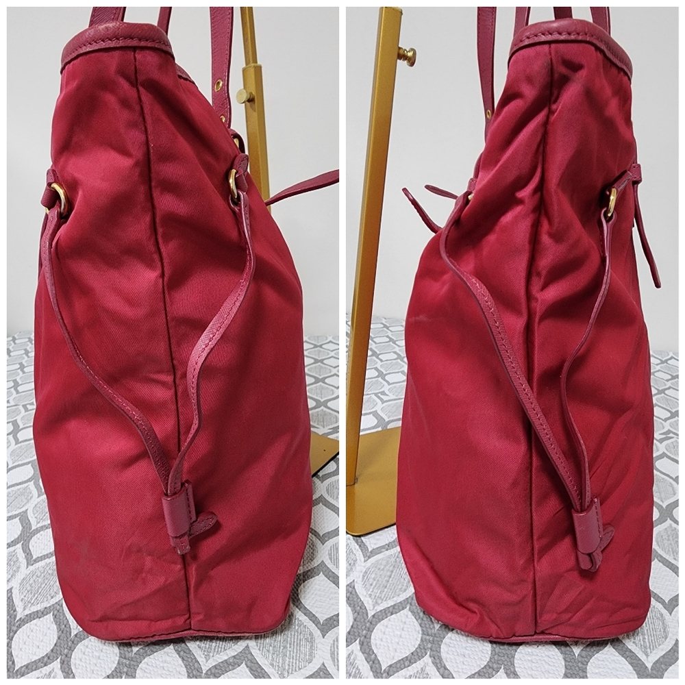 Prada Saffiano Leather Tote Bag Pink - Picture 8 of 13